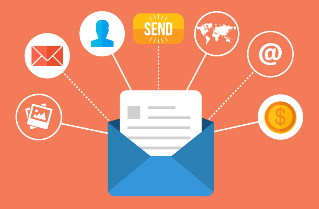 Email marketing là sử dụng mail để quảng bá sản phẩm hoặc dịch vụ.