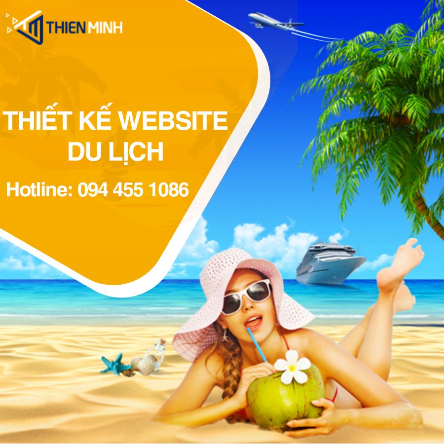 Dịch vụ thiết kế website du lịch Thiên Minh - Hotline 0944551086