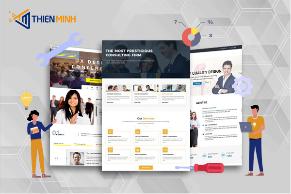 thiết kế website doanh nghiệp tại công ty Thiên Minh