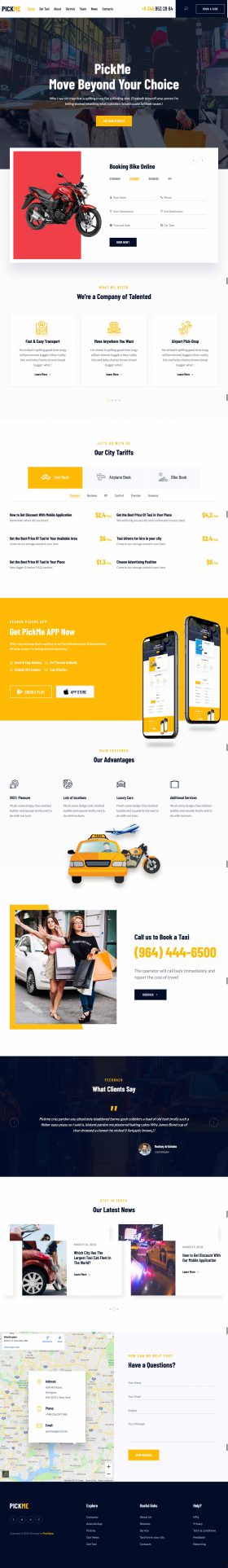 Mẫu thiết kế website dịch vụ thuê xe du lịch