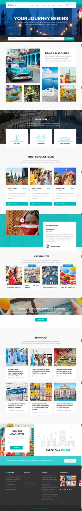 Thiết kế website du lịch Thiên Minh