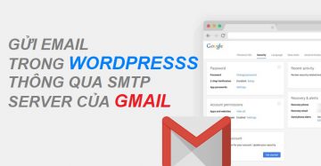thiet ke website gmail smtp server wordpress