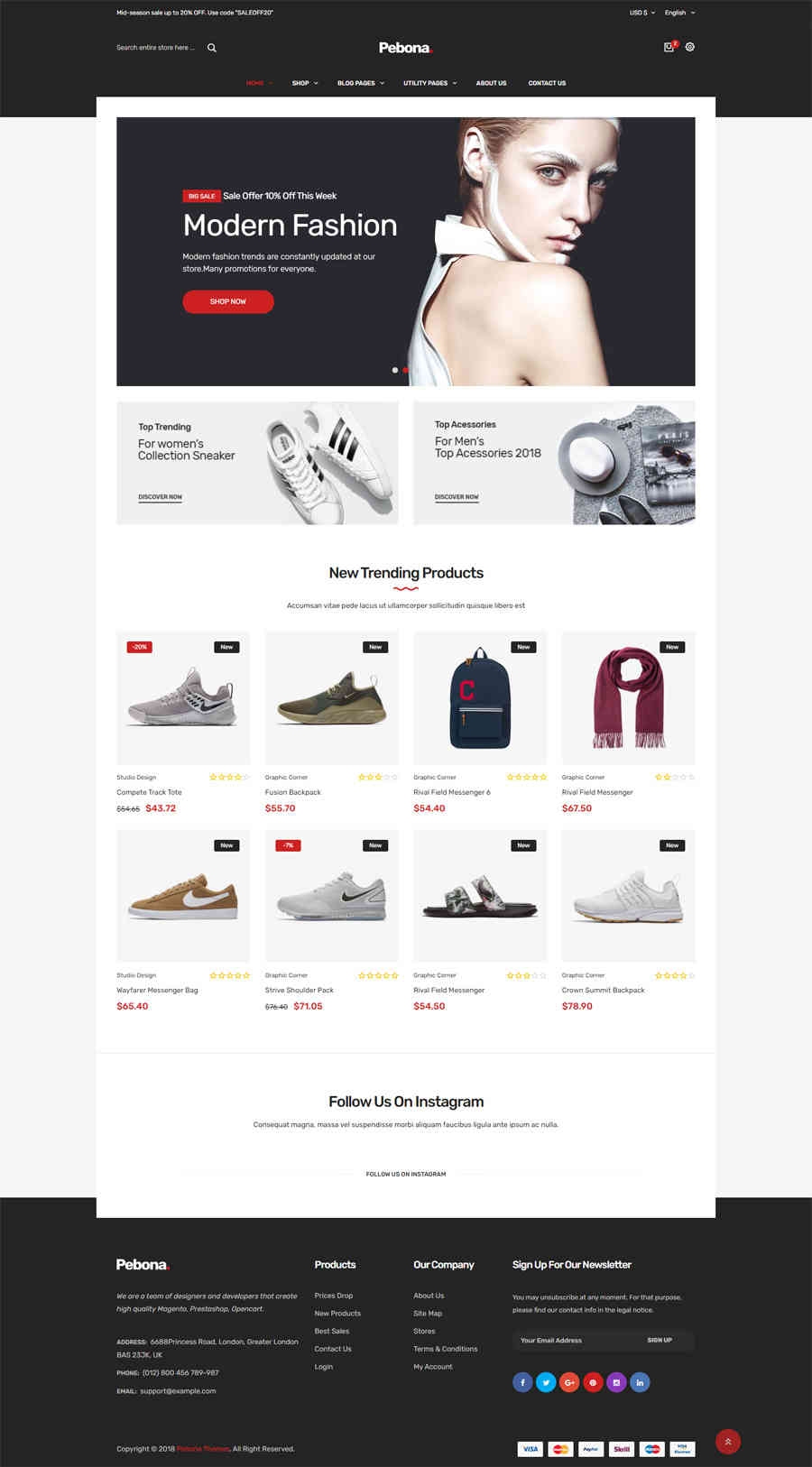 thiet ke website tmi fashion shop 4038