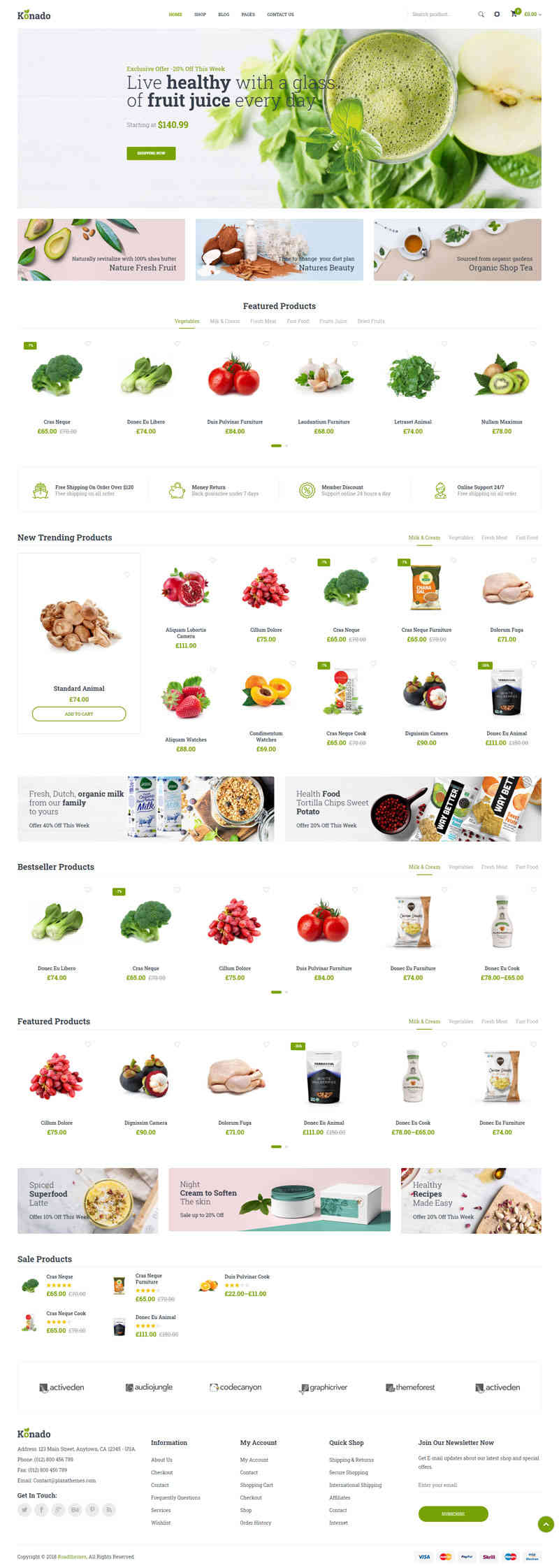 thiet ke website tmi organic food 150029