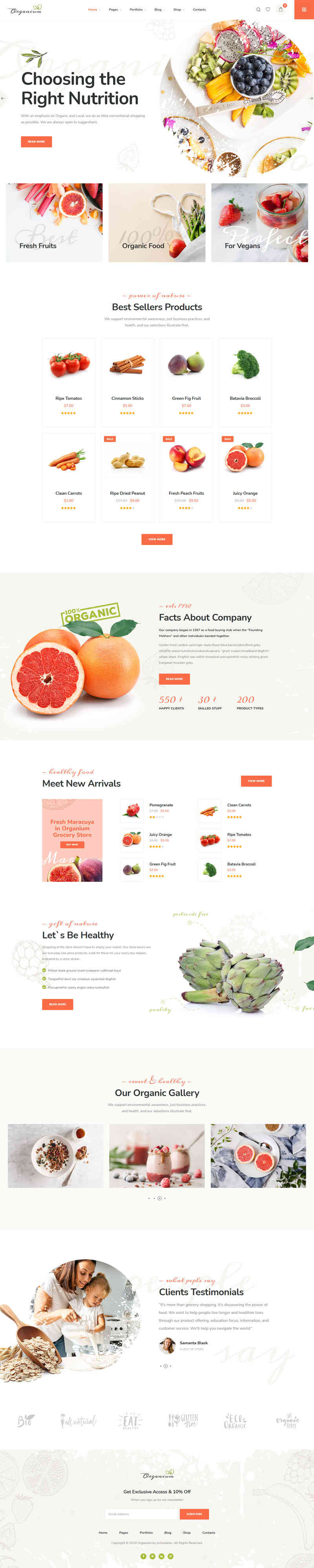 thiet ke website tmi organic food 150033