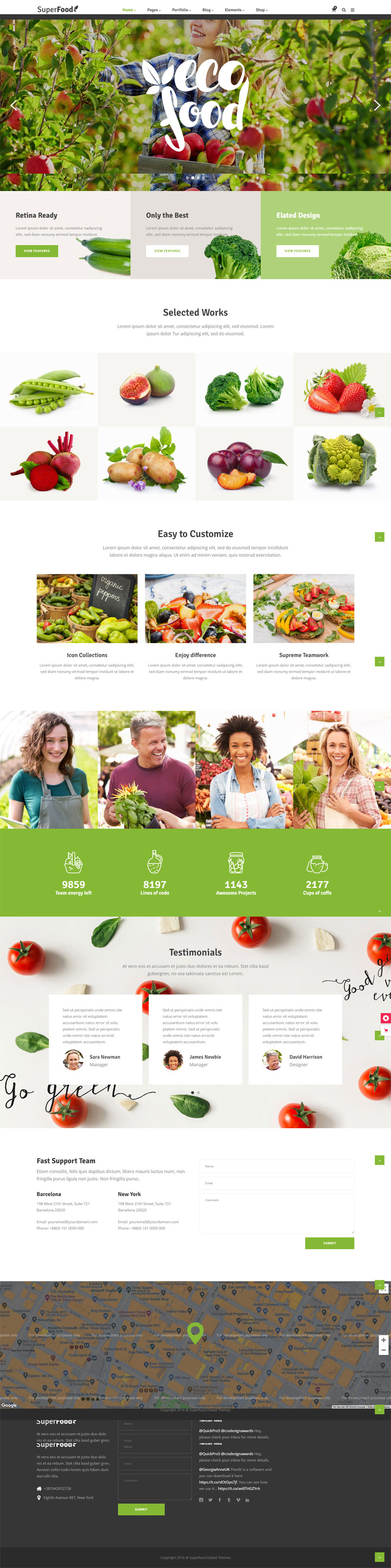 thiet ke website tmi organic food 150034